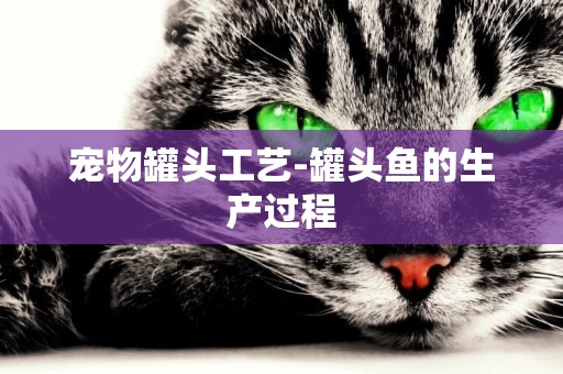寵物罐頭工藝-罐頭魚的生產過程