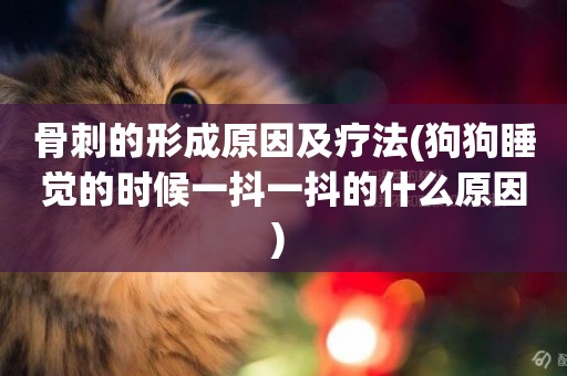 骨刺的形成原因及療法(狗狗睡覺的時候一抖一抖的什么原因) 