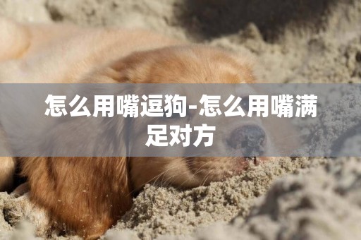 怎么用嘴逗狗-怎么用嘴滿足對方