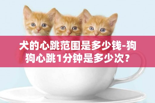 犬的心跳范圍是多少錢-狗狗心跳1分鐘是多少次？