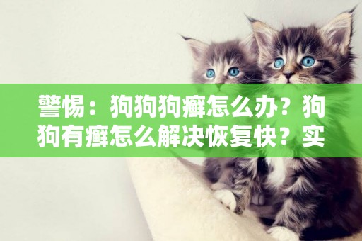 警惕：狗狗狗癬怎么辦？狗狗有癬怎么解決恢復快？實用方法分享 