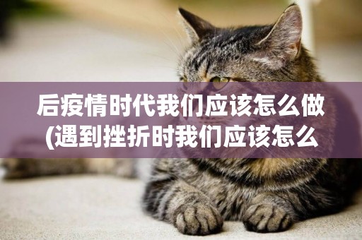 后疫情時代我們應該怎么做(遇到挫折時我們應該怎么做) 