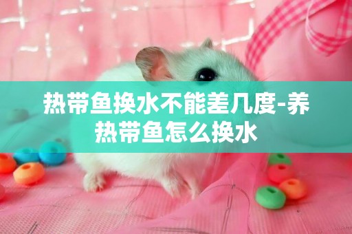 熱帶魚換水不能差幾度-養熱帶魚怎么換水