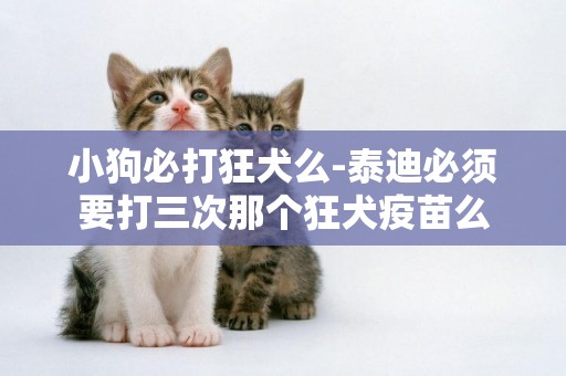 小狗必打狂犬么-泰迪必須要打三次那個狂犬疫苗么