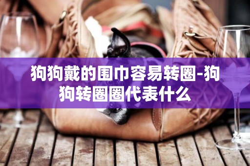 狗狗戴的圍巾容易轉圈-狗狗轉圈圈代表什么