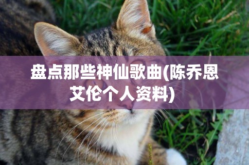 盤點那些神仙歌曲(陳喬恩艾倫個人資料) 