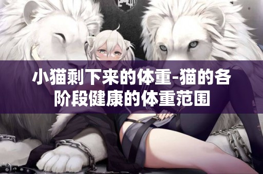 小貓剩下來的體重-貓的各階段健康的體重范圍