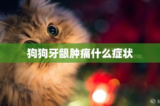 狗狗牙齦腫痛什么癥狀