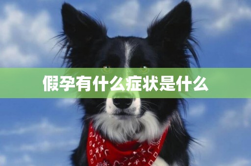 假孕有什么癥狀是什么