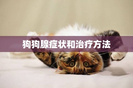 狗狗腺癥狀和治療方法