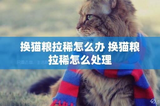 換貓糧拉稀怎么辦 換貓糧拉稀怎么處理