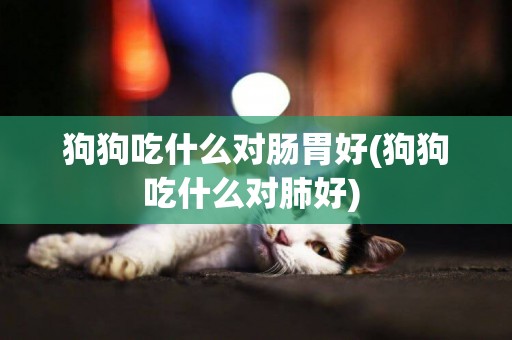 狗狗吃什么對腸胃好(狗狗吃什么對肺好) 