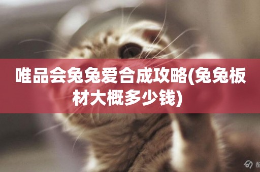 唯品會兔兔愛合成攻略(兔兔板材大概多少錢) 