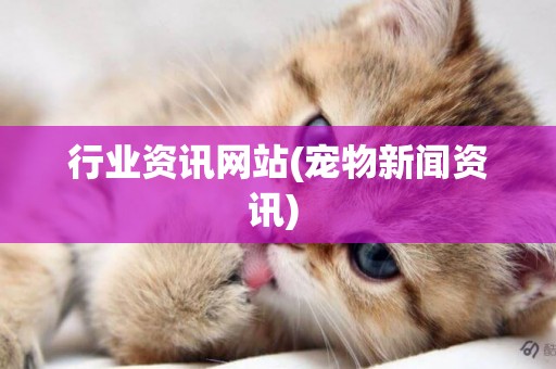 行業資訊網站(寵物新聞資訊) 