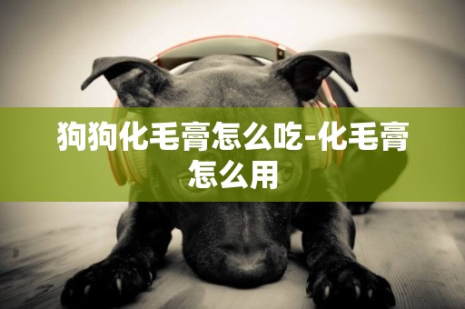 狗狗化毛膏怎么吃-化毛膏怎么用
