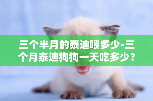 三個半月的泰迪喂多少-三個月泰迪狗狗一天吃多少？