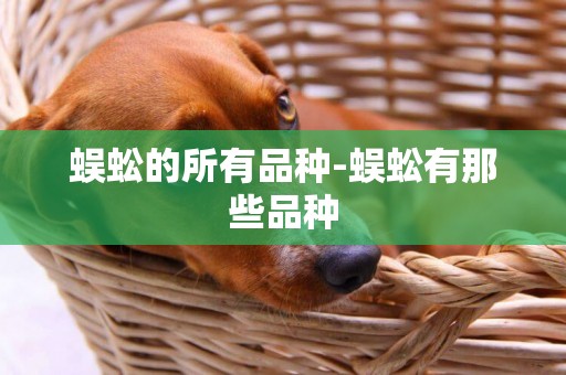 蜈蚣的所有品種-蜈蚣有那些品種