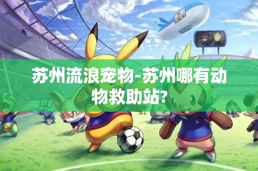 蘇州流浪寵物-蘇州哪有動物救助站?