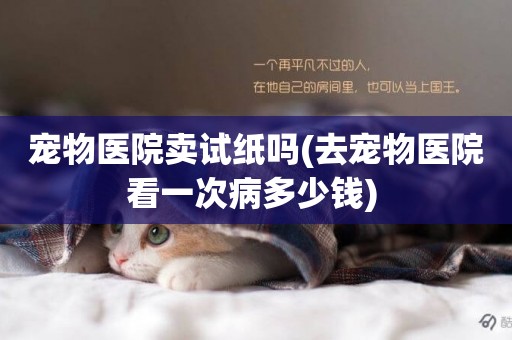 寵物醫院賣試紙嗎(去寵物醫院看一次病多少錢) 