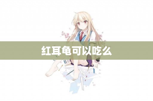 紅耳龜可以吃么