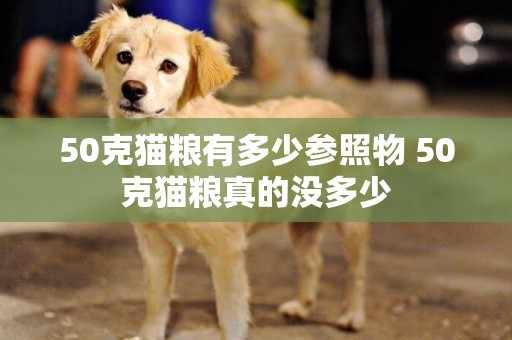 50克貓糧有多少參照物 50克貓糧真的沒多少