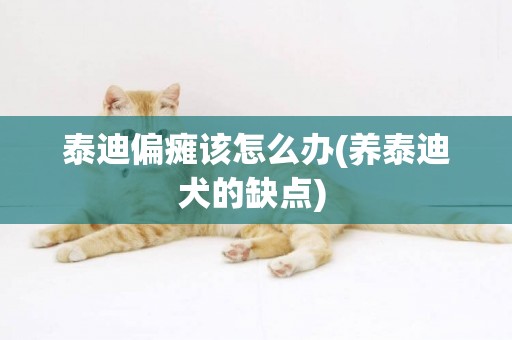 泰迪偏癱該怎么辦(養泰迪犬的缺點) 