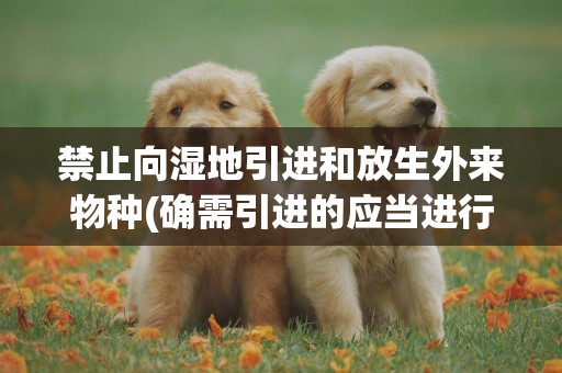禁止向濕地引進和放生外來物種(確需引進的應當進行__) 