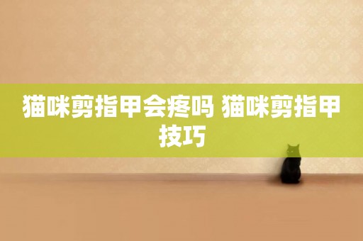 貓咪剪指甲會疼嗎 貓咪剪指甲技巧