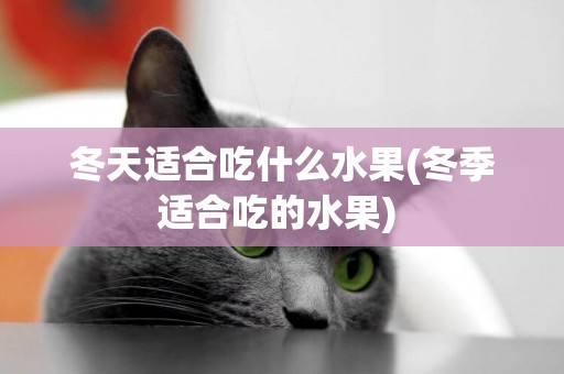 冬天適合吃什么水果(冬季適合吃的水果) 