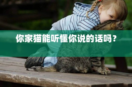 你家貓能聽懂你說的話嗎？ 