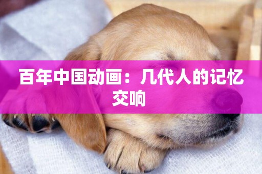 百年中國動畫：幾代人的記憶交響 