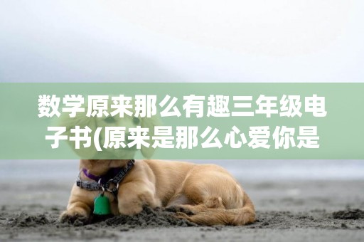 數學原來那么有趣三年級電子書(原來是那么心愛你是什么粵語歌曲) 