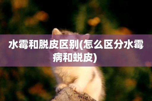 水霉和脫皮區別(怎么區分水霉病和蛻皮) 
