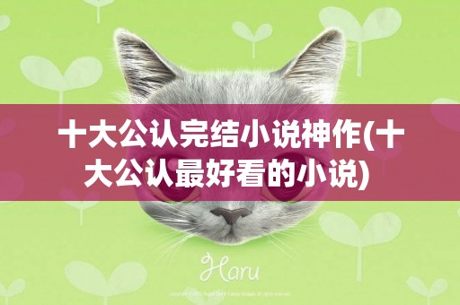 十大公認完結小說神作(十大公認最好看的小說) 