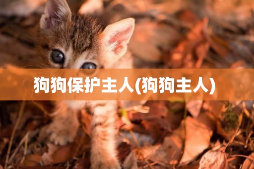 狗狗保護主人(狗狗主人) 