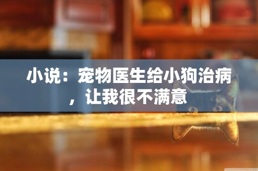 小說：寵物醫生給小狗治病，讓我很不滿意 