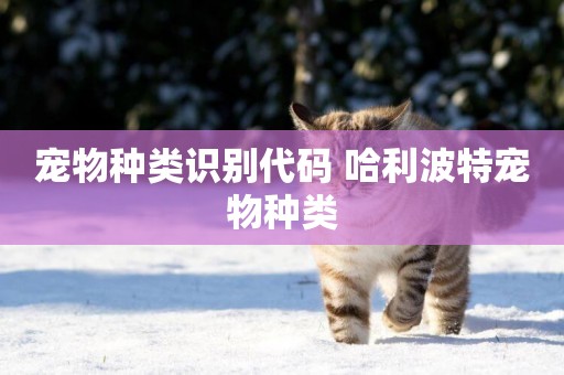 寵物種類識別代碼 哈利波特寵物種類