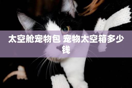 太空艙寵物包 寵物太空箱多少錢