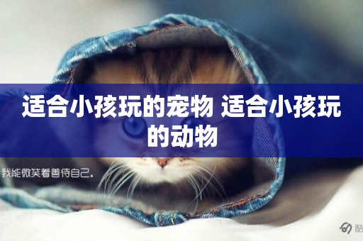 適合小孩玩的寵物 適合小孩玩的動物