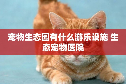 寵物生態園有什么游樂設施 生態寵物醫院