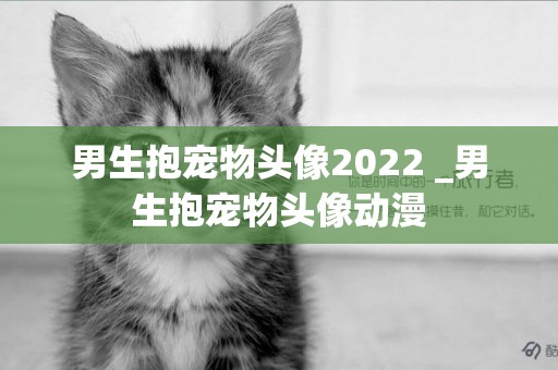 男生抱寵物頭像2022 _男生抱寵物頭像動漫
