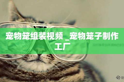 寵物籠組裝視頻 _寵物籠子制作工廠