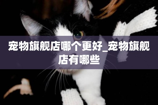 寵物旗艦店哪個更好_寵物旗艦店有哪些