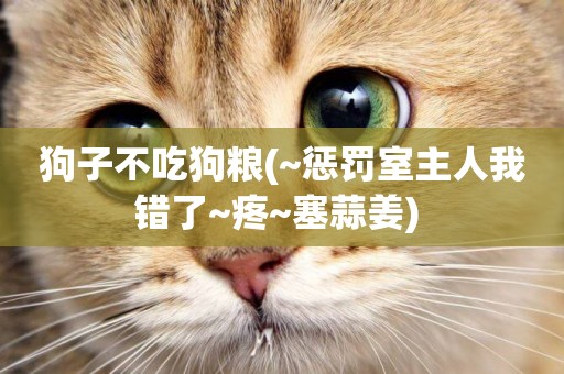 狗子不吃狗糧(~懲罰室主人我錯了~疼~塞蒜姜) 
