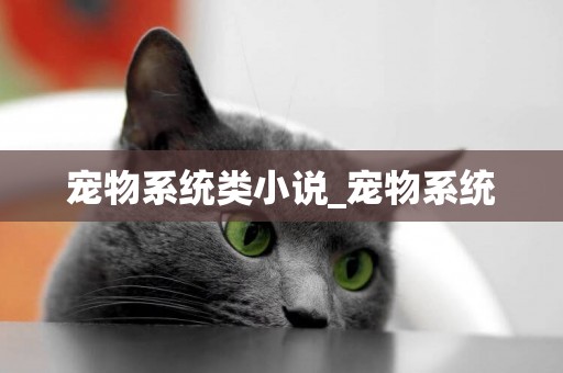 寵物系統類小說_寵物系統