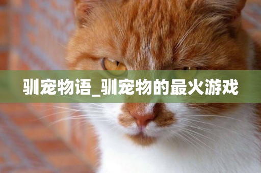 馴寵物語_馴寵物的最火游戲