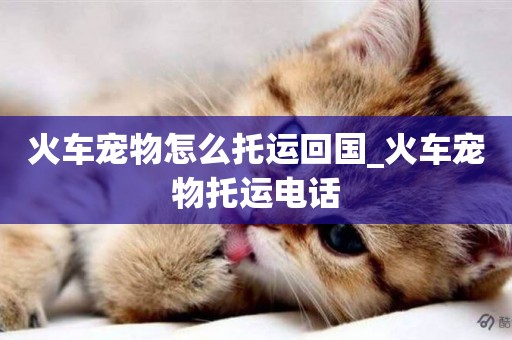 火車寵物怎么托運回國_火車寵物托運電話