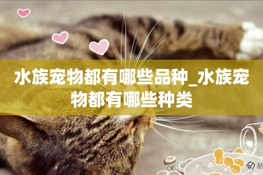 水族寵物都有哪些品種_水族寵物都有哪些種類