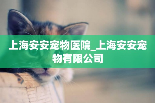 上海安安寵物醫院_上海安安寵物有限公司