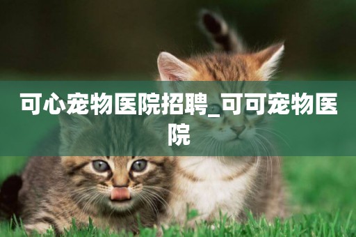可心寵物醫院招聘_可可寵物醫院